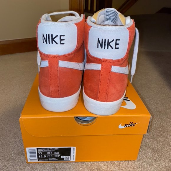 Nike Blazer Mid 77 HABANERO Size 11 - Picture 4 of 4